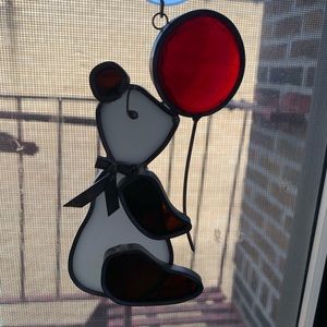 [home] small stained glass panda 🐼